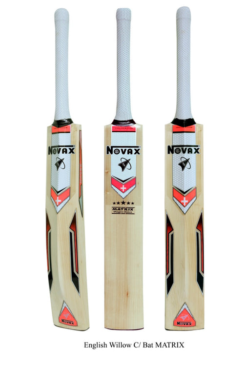 Novax English Willow Cricket Bat - Full Profile